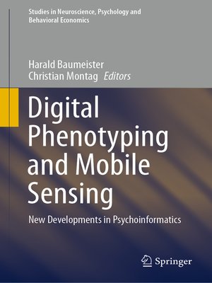 cover image of Digital Phenotyping and Mobile Sensing